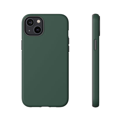 Bottle Green Deep Heritage Check iPhone Case | Luxury Protective Phone Cover