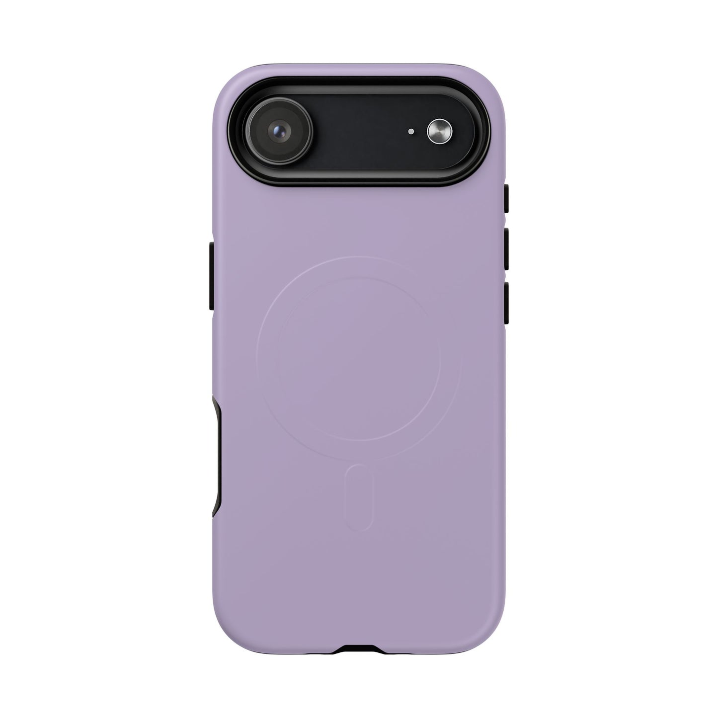Lavender Minimalist Heritage Check MagSafe® iPhone Case | Luxury Magnetic Phone Cover