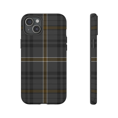 Bute Heather Weathered Tartan iPhone Case | Dual-Layer Matt Protective Cover