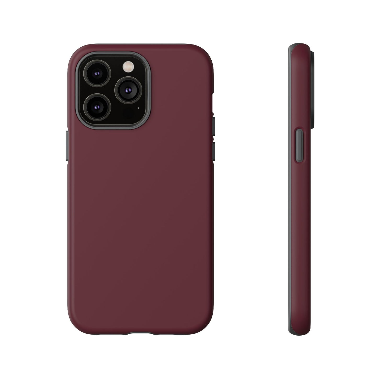 Oxblood Deep Heritage Check iPhone Case | Luxury Protective Phone Cover