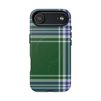 MacDonald Lord of the Isles Minimalist Heritage Check MagSafe® iPhone Case | Luxury Magnetic Phone Cover