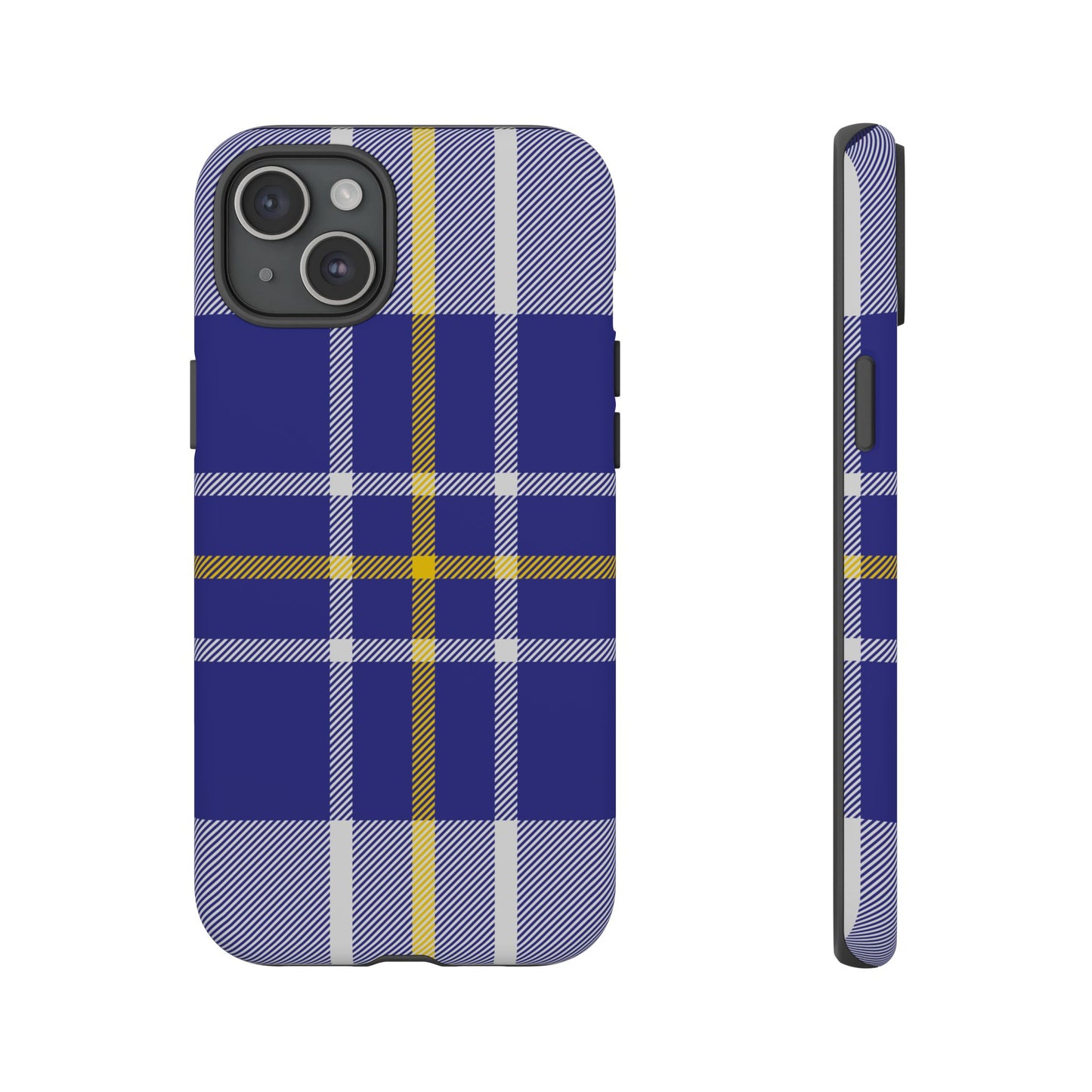 MacPherson Dress Blue Tartan iPhone Case | Luxury Protective Phone Cover