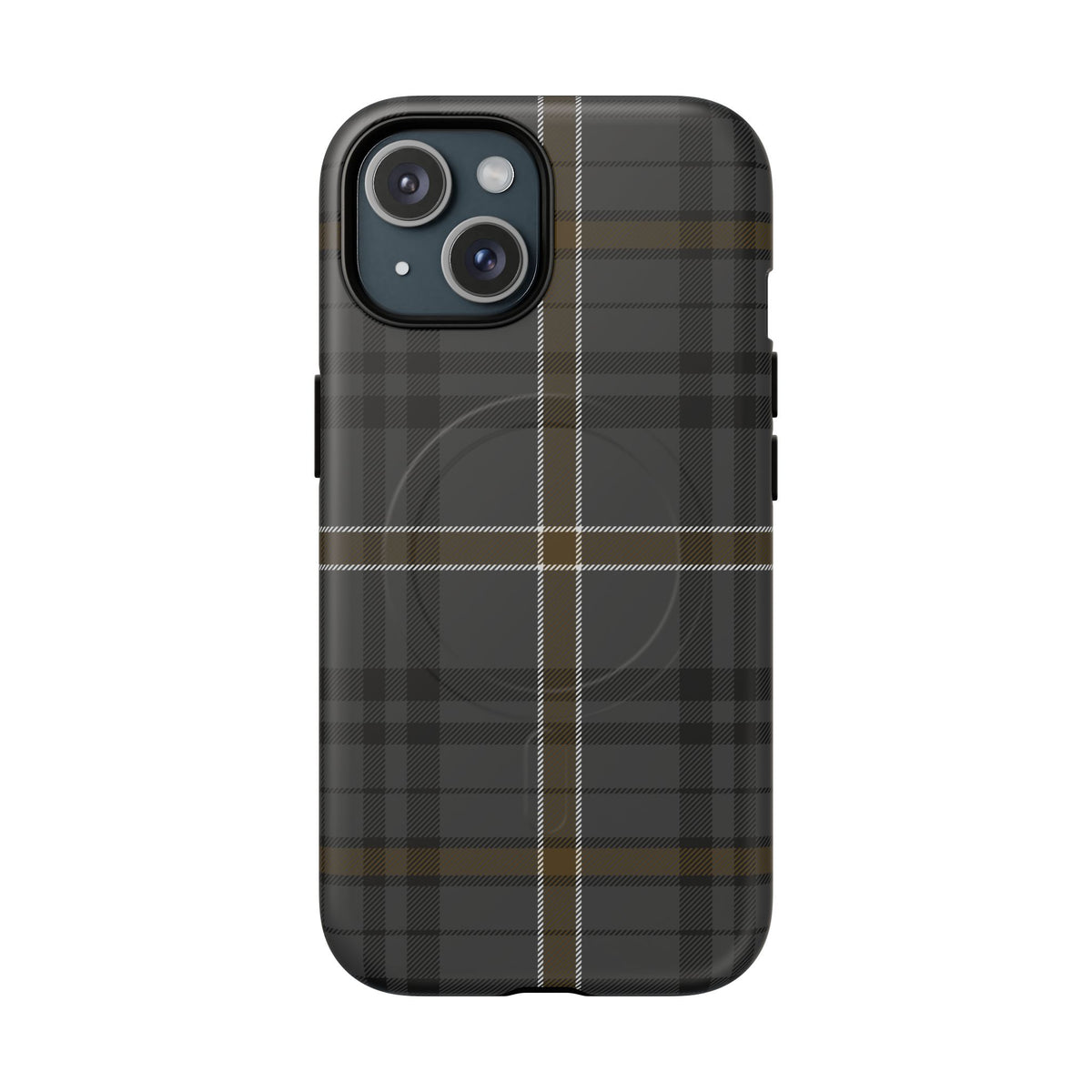 Bute Heather Weathered Tartan MagSafe® iPhone Case | Dual-Layer Magnetic Protective Cover