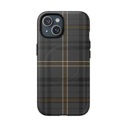 Bute Heather Weathered Tartan MagSafe® iPhone Case | Dual-Layer Magnetic Protective Cover