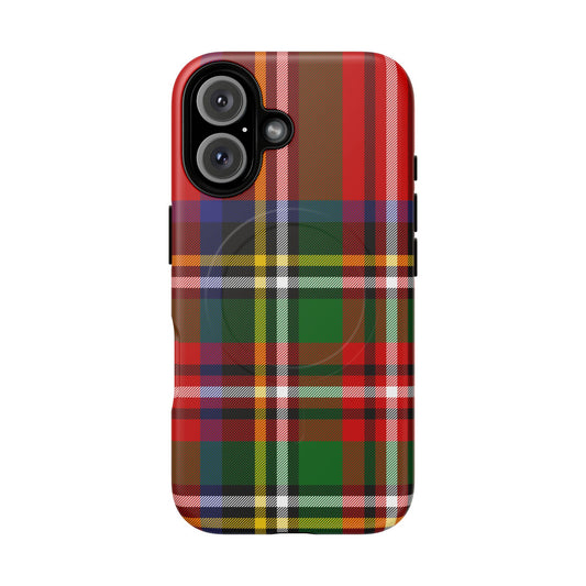 Royal Stewart Heritage Tartan MagSafe® iPhone Case | Luxury Magnetic Phone Cover