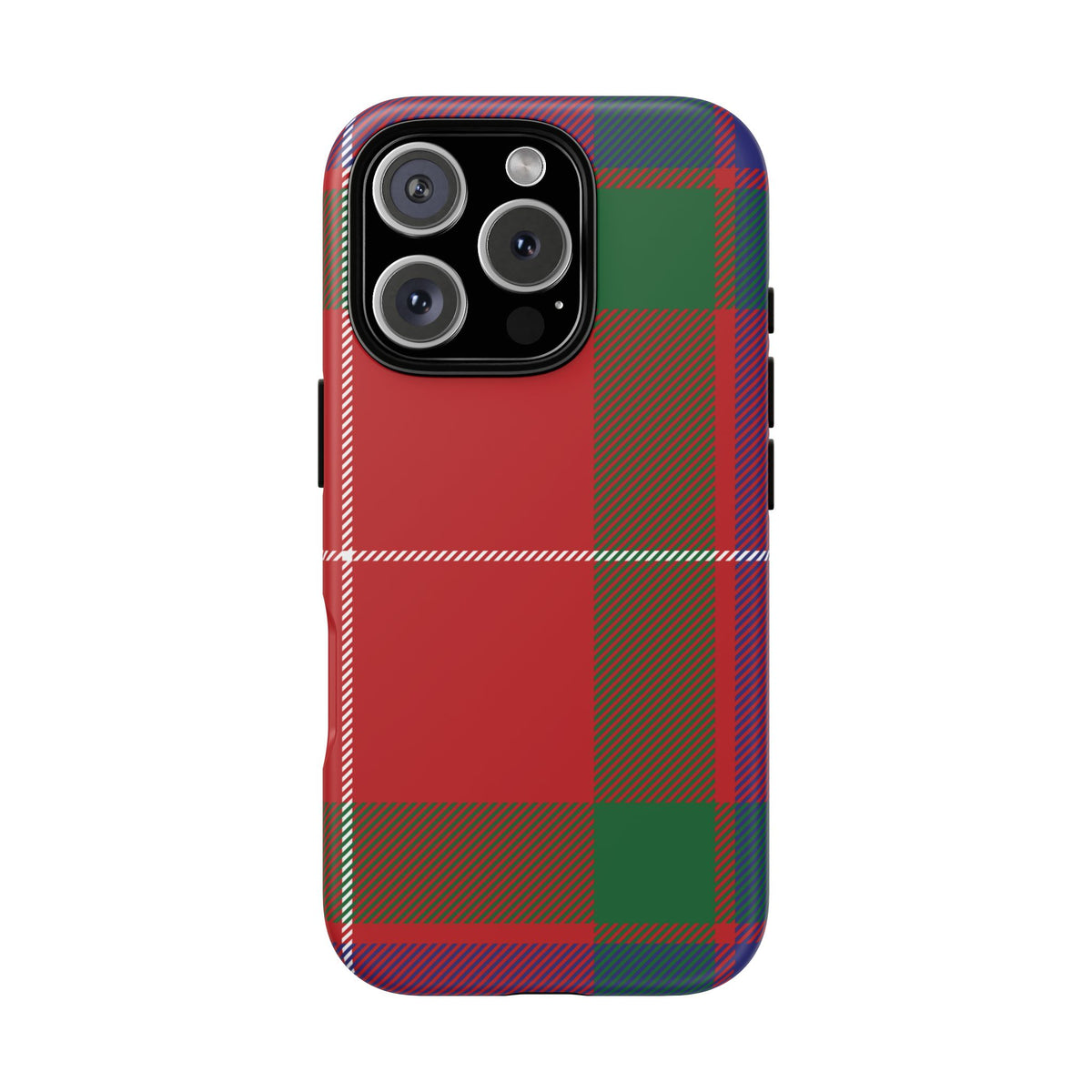 Fraser Clan Traditional Tartan iPhone Case | Dual-Layer Matte Protective Cover
