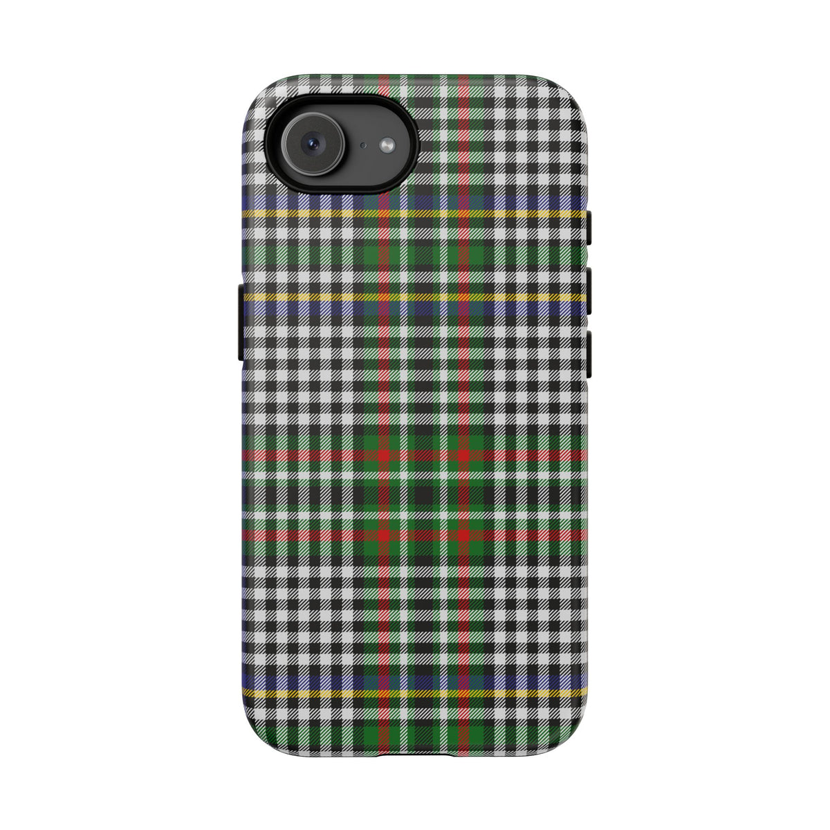 Abbotsford Check Estate Tartan iPhone Case | Dual-Layer Matt Protective Cover