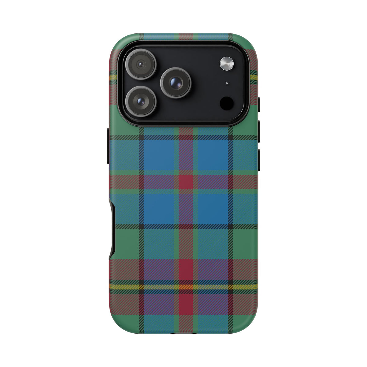 Orkney Island Heritage Tartan iPhone Case | Dual-Layer Matt Protective Cover