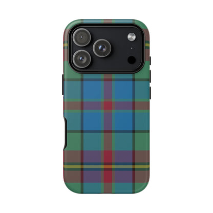 Orkney Island Heritage Tartan iPhone Case | Dual-Layer Matt Protective Cover
