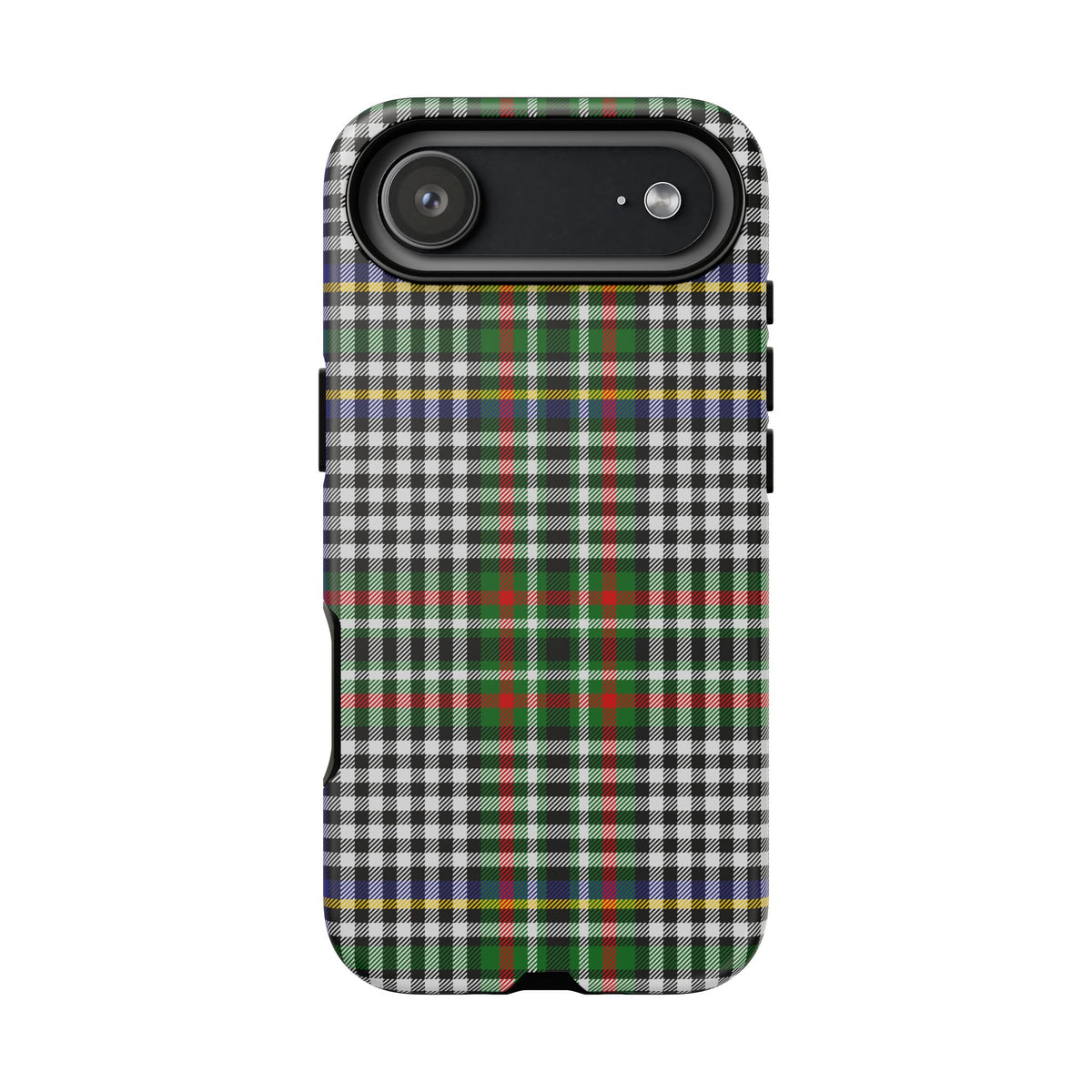 Abbotsford Check Estate Tartan iPhone Case | Dual-Layer Matt Protective Cover