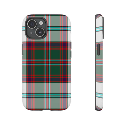 Stewart of Appin Dress Tartan iPhone Case | Dual-Layer Matt Protective Cover