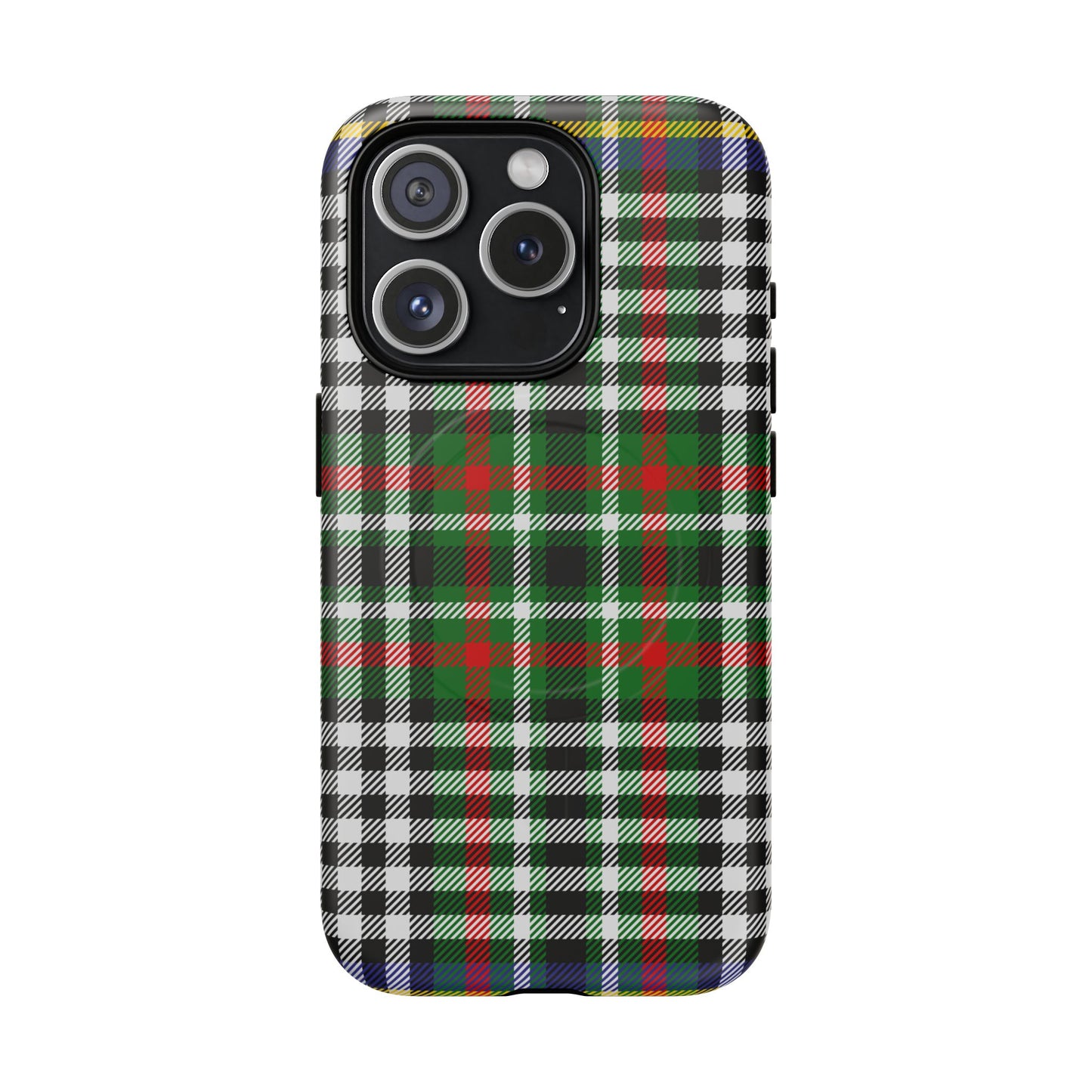 Abbotsford Check Estate Tartan MagSafe® iPhone Case | Luxury Magnetic Phone Cover
