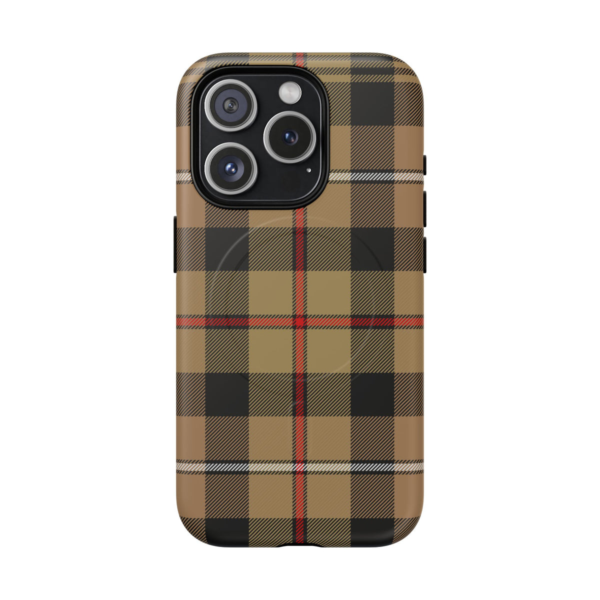 MacKenzie Hunting (Brown) Traditional Tartan MagSafe® iPhone Case | Dual-Layer Magnetic Protective Cover
