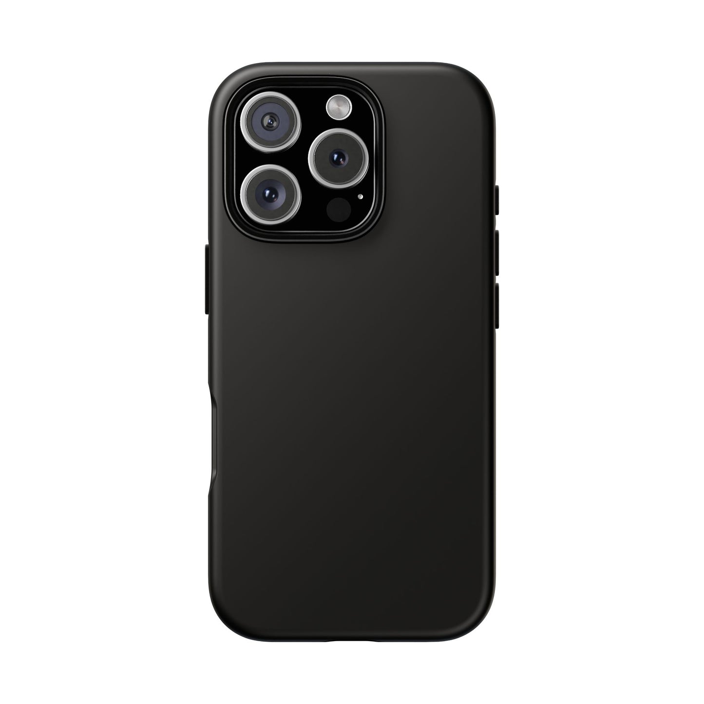Black Stealth Minimalist Heritage Check iPhone Case | Luxury Protective Phone Cover