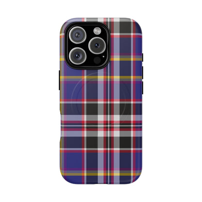 Queen Mary RMS Maritime Tartan MagSafe® iPhone Case | Dual-Layer Magnetic Protective Cover