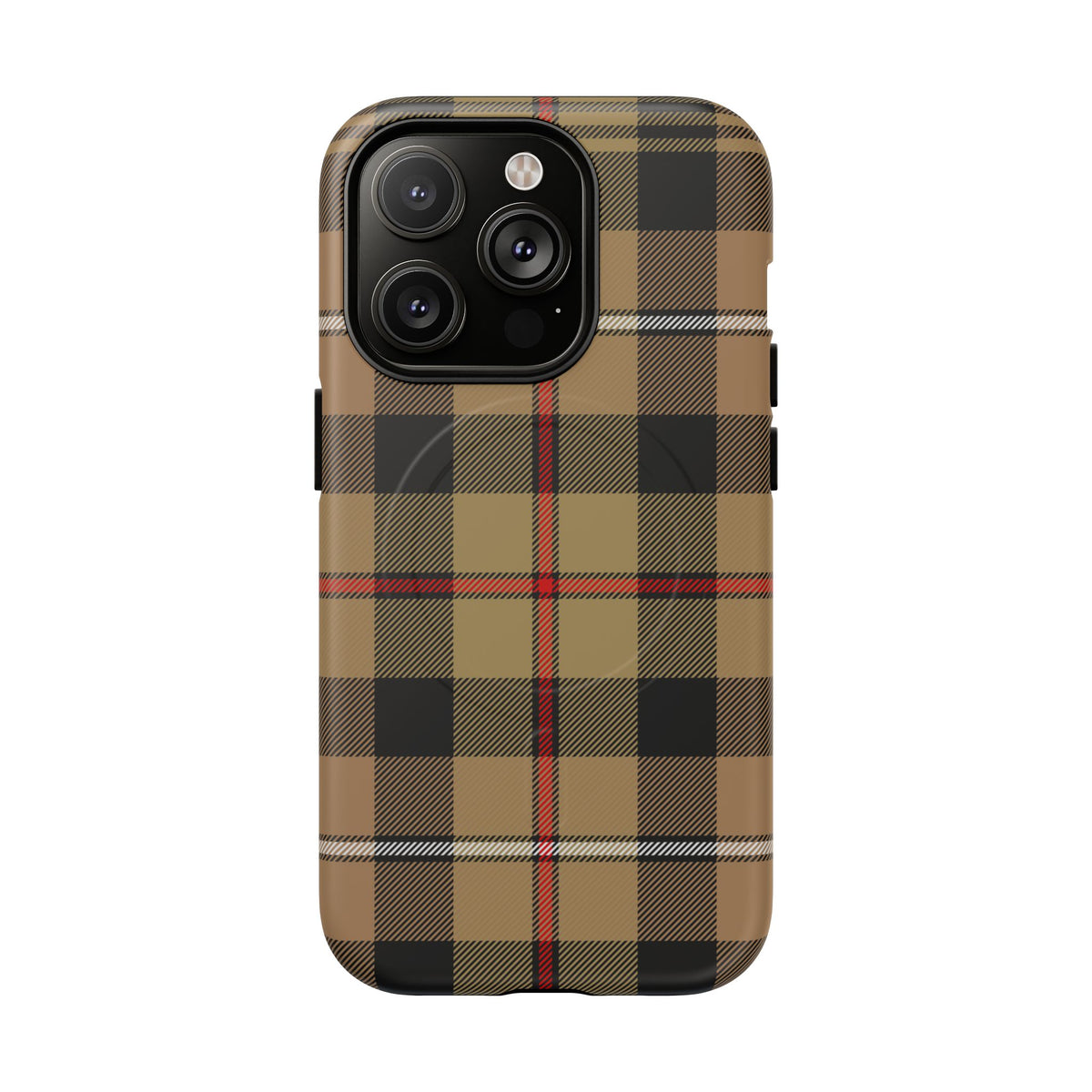 MacKenzie Hunting (Brown) Traditional Tartan MagSafe® iPhone Case | Dual-Layer Magnetic Protective Cover