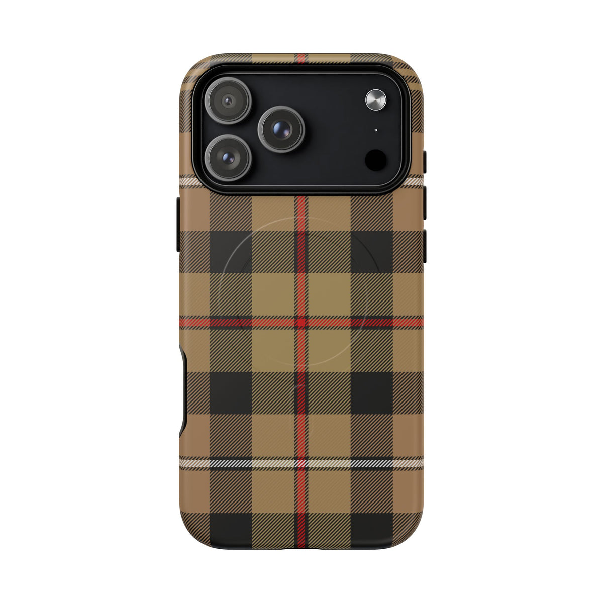 MacKenzie Hunting (Brown) Traditional Tartan MagSafe® iPhone Case | Dual-Layer Magnetic Protective Cover