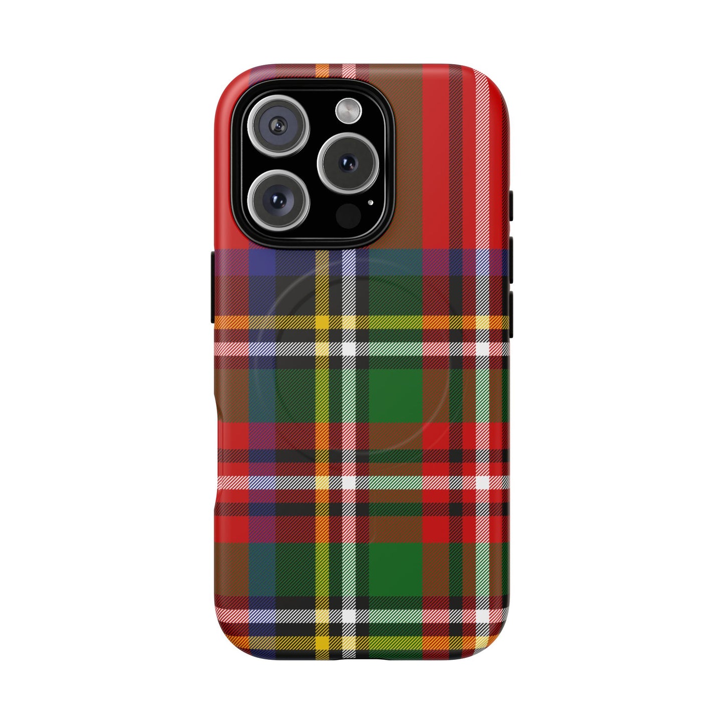 Royal Stewart Heritage Tartan MagSafe® iPhone Case | Luxury Magnetic Phone Cover