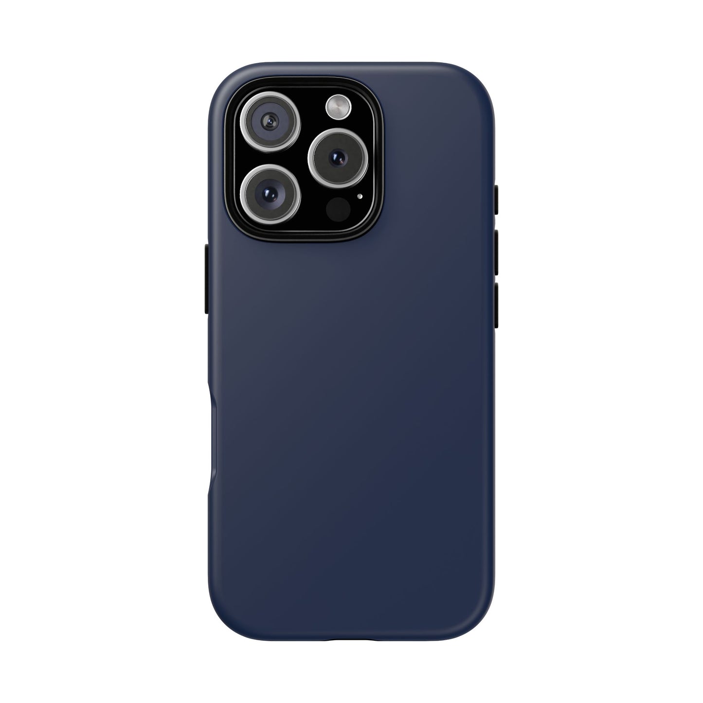 Navy Blue Sharp Tailored Heritage Check iPhone Case | Luxury Protective Phone Cover