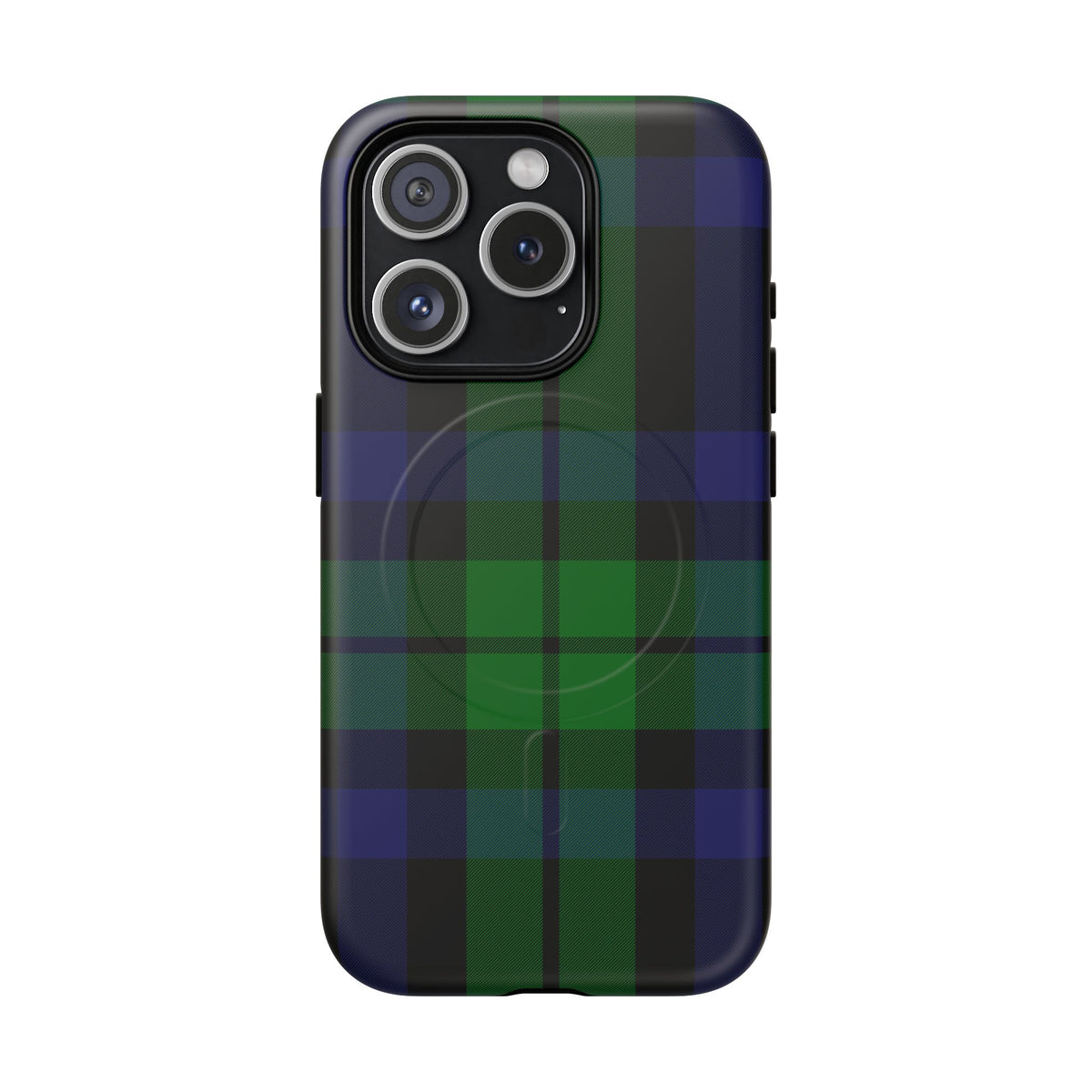 Black Watch Traditional Tartan MagSafe® iPhone Case | Dual-Layer Magnetic Protective Cover