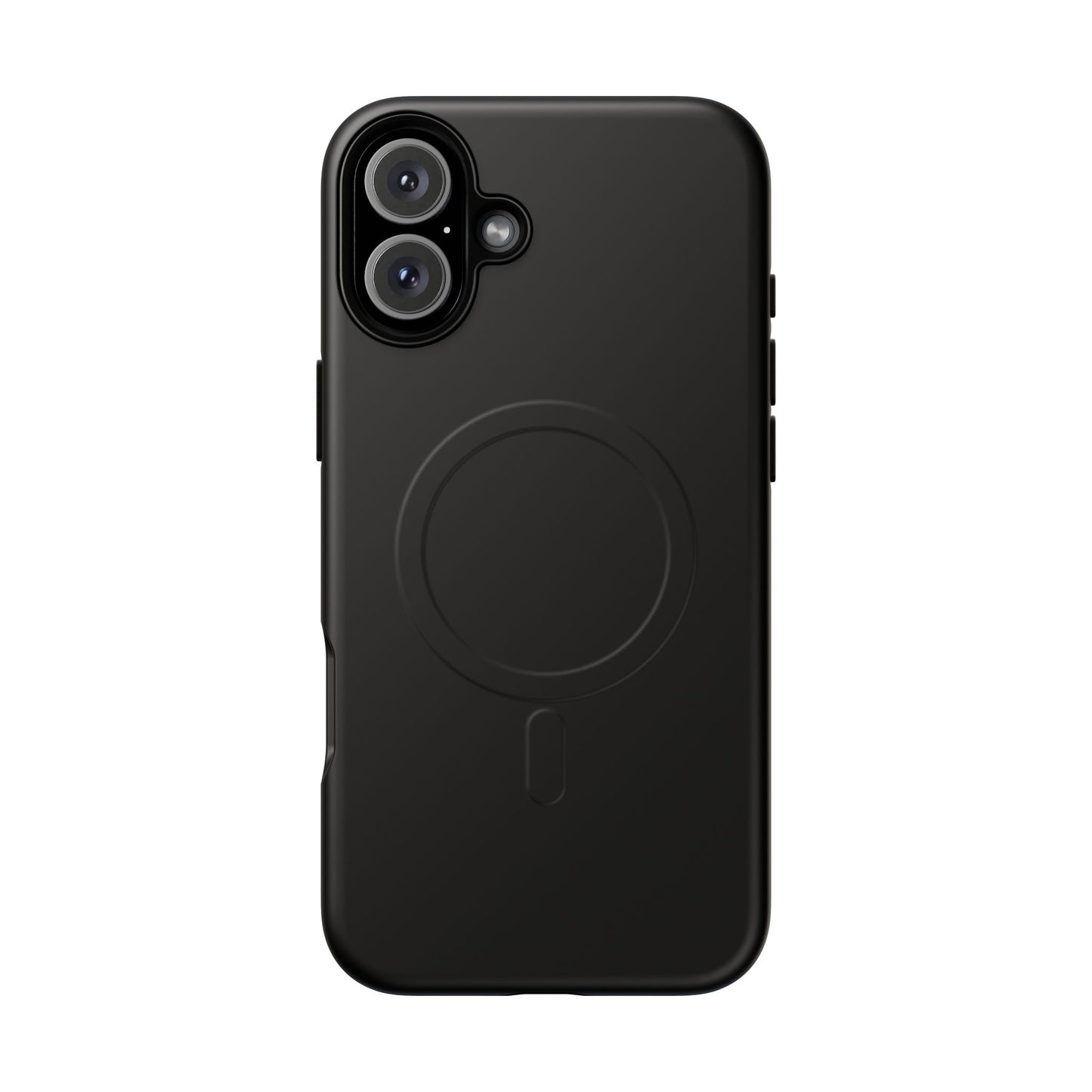 Black Minimalist Heritage Check MagSafe® iPhone Case | Luxury Magnetic Phone Cover