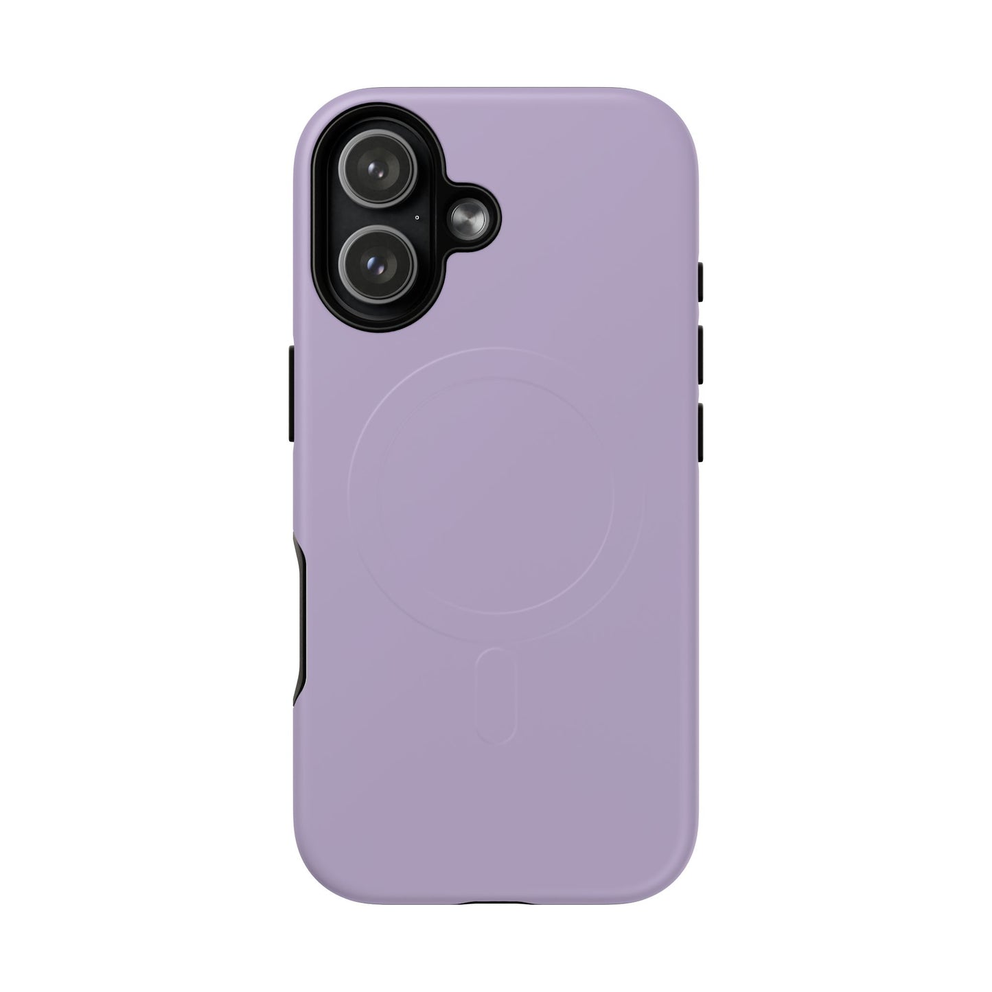 Lavender Minimalist Heritage Check MagSafe® iPhone Case | Luxury Magnetic Phone Cover
