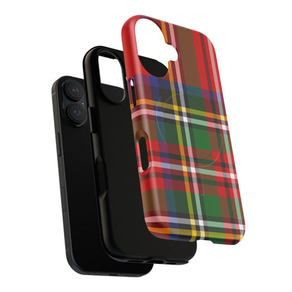 Royal Stewart Heritage Tartan MagSafe® iPhone Case | Luxury Magnetic Phone Cover