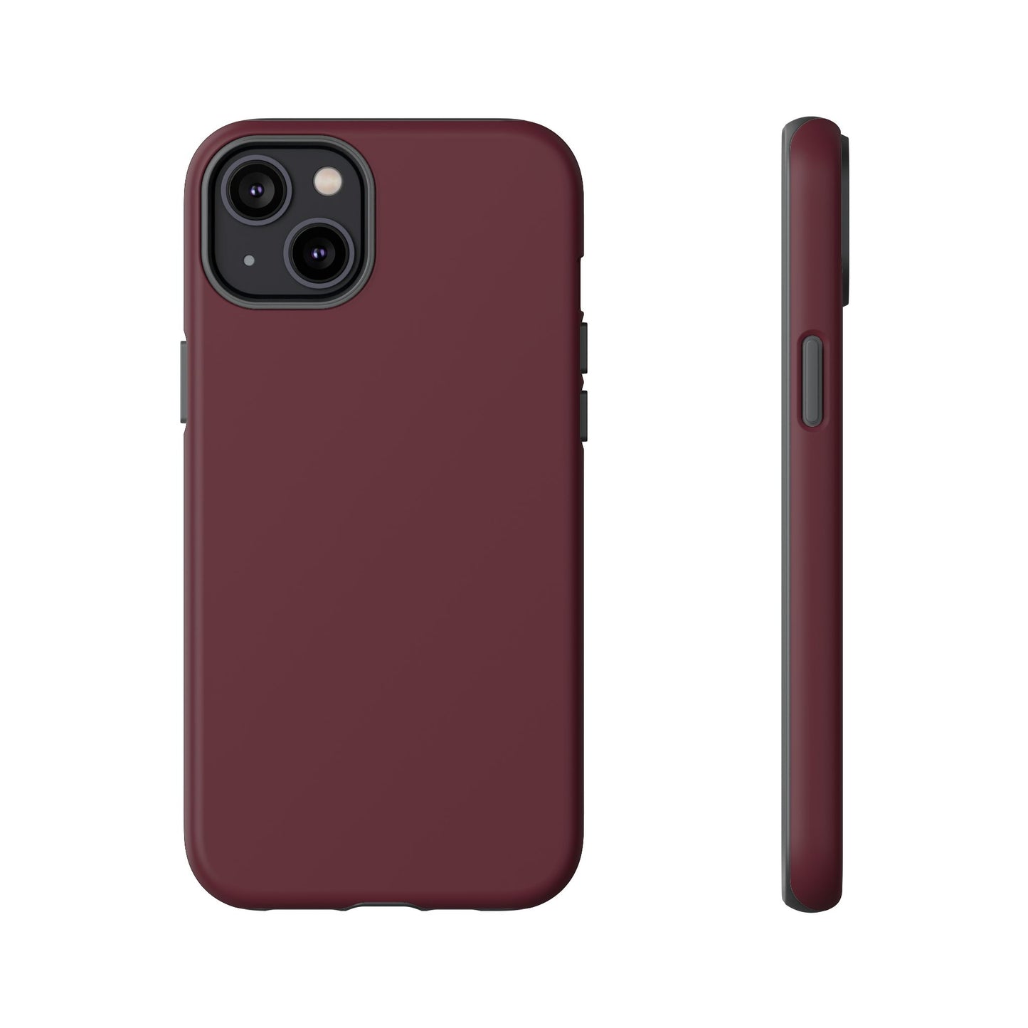 Oxblood Deep Heritage Check iPhone Case | Luxury Protective Phone Cover
