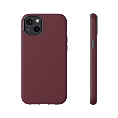 Oxblood Deep Heritage Check iPhone Case | Luxury Protective Phone Cover