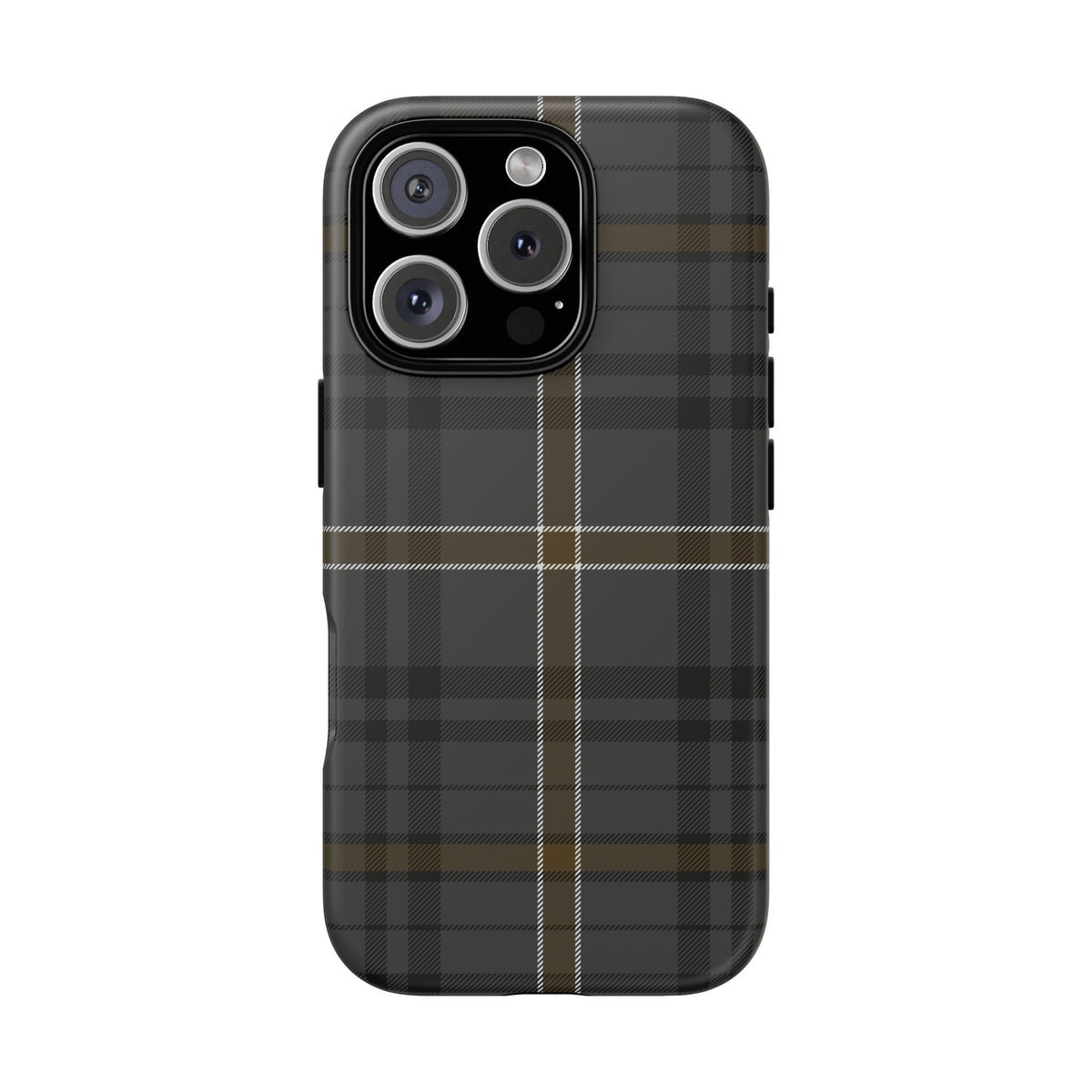 Bute Heather Weathered Tartan iPhone Case | Dual-Layer Matt Protective Cover