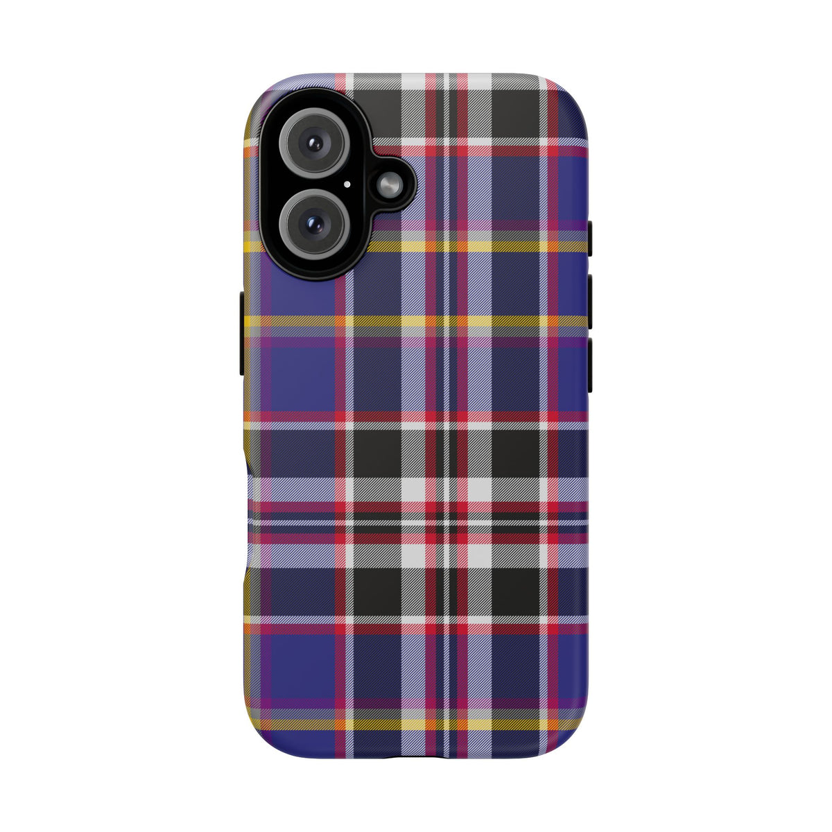 Queen Mary RMS Maritime Tartan iPhone Case | Dual-Layer Matt Protective Cover