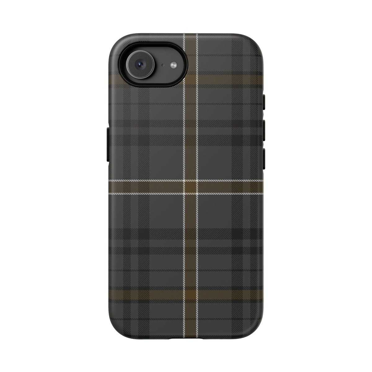 Bute Heather Weathered Tartan iPhone Case | Dual-Layer Matt Protective Cover
