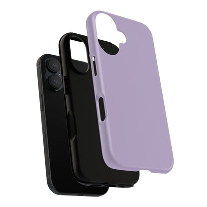 Lavender Minimalist Heritage Check iPhone Case | Luxury Protective Phone Cover