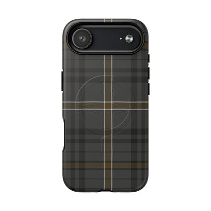 Bute Heather Weathered Tartan MagSafe® iPhone Case | Dual-Layer Magnetic Protective Cover