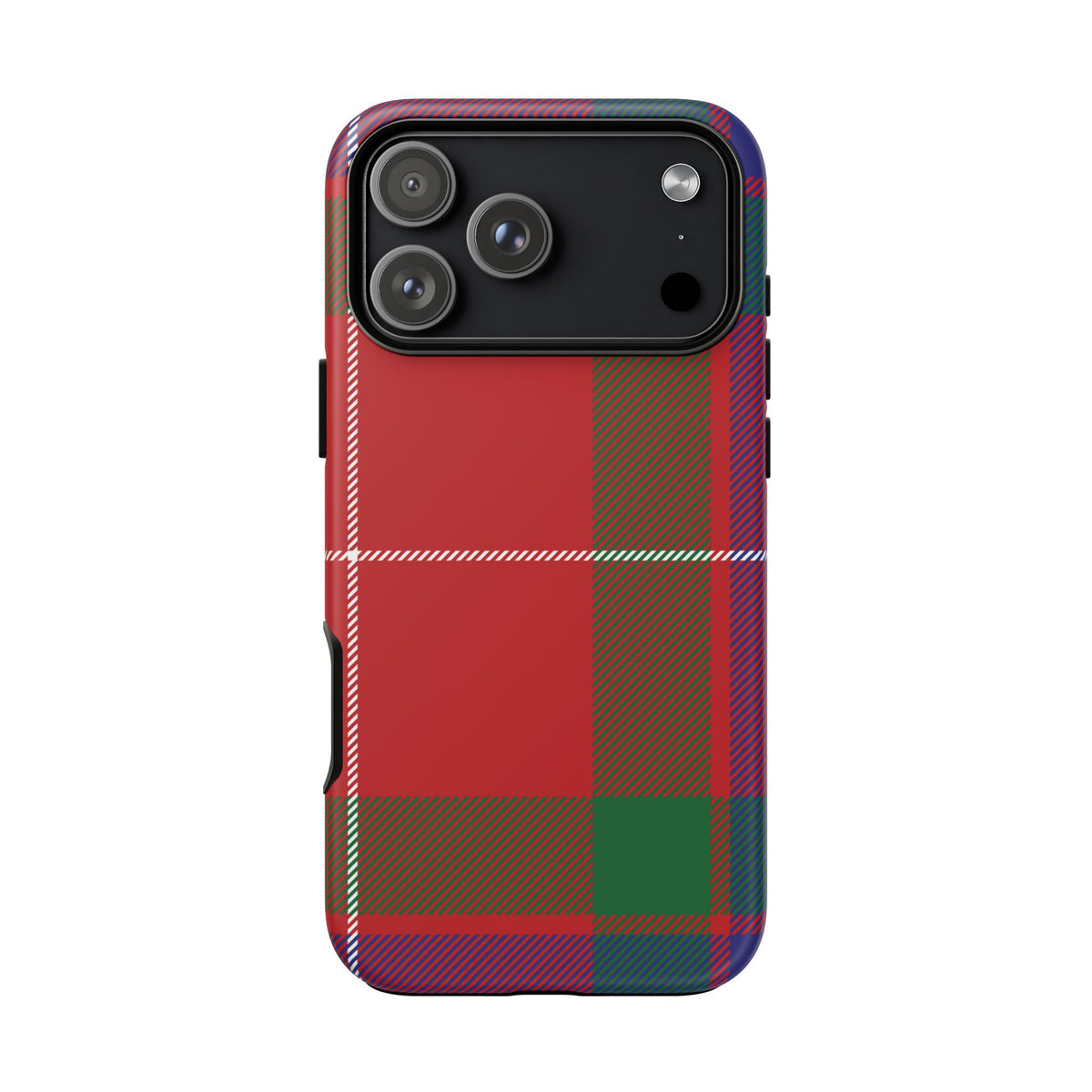 Fraser Clan Traditional Tartan iPhone Case | Dual-Layer Matte Protective Cover