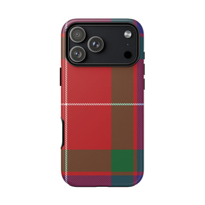 Fraser Clan Traditional Tartan iPhone Case | Dual-Layer Matte Protective Cover