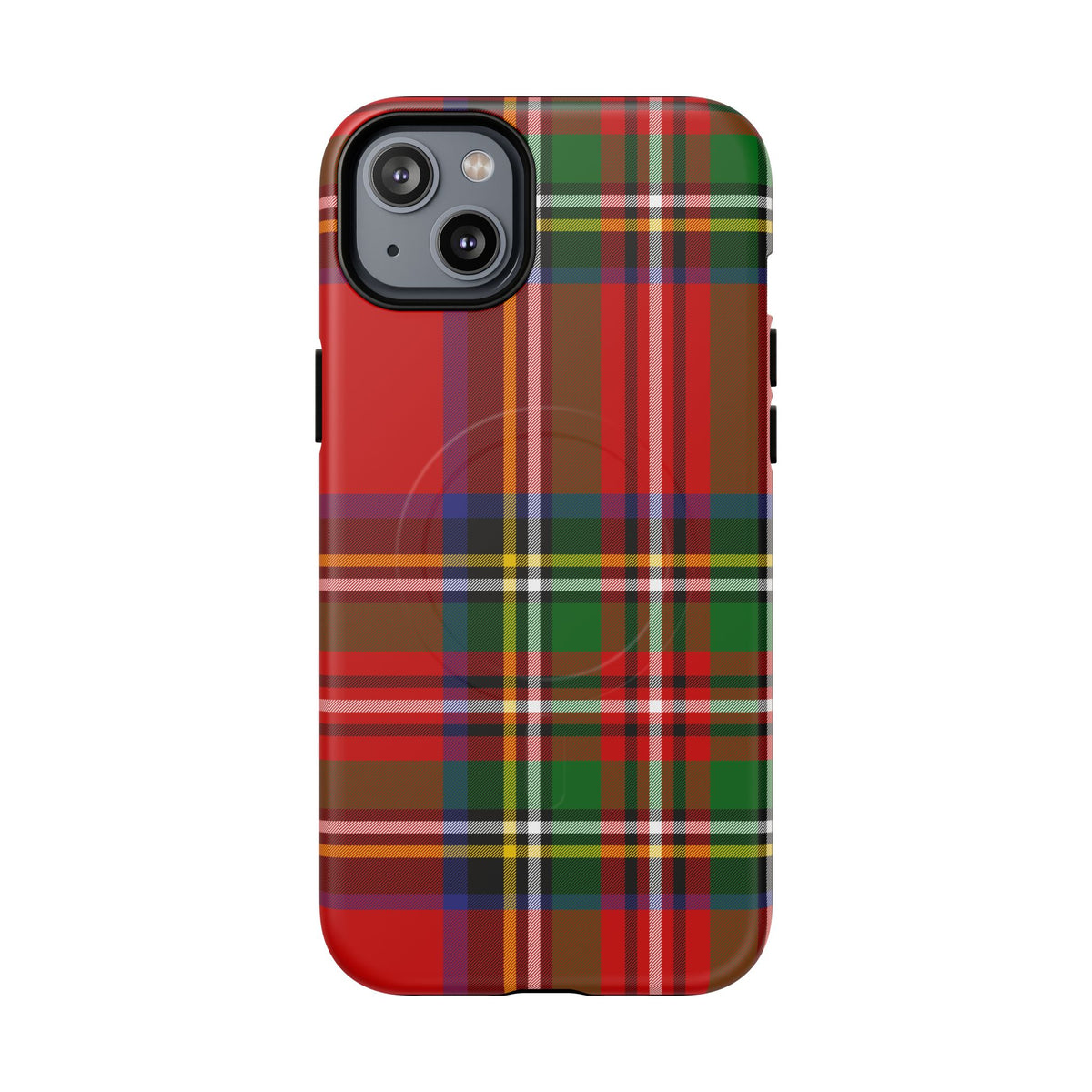 Royal Stewart Heritage Tartan MagSafe® iPhone Case | Dual-Layer Magnetic Protective Cover