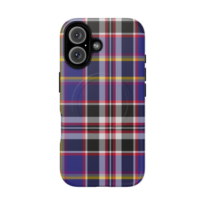 Queen Mary RMS Maritime Tartan MagSafe® iPhone Case | Dual-Layer Magnetic Protective Cover