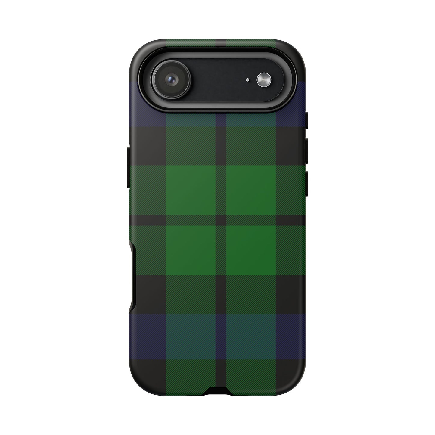 Black Watch Traditional Tartan iPhone Case | Luxury Protective Phone Cover