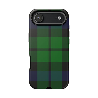 Black Watch Traditional Tartan iPhone Case | Luxury Protective Phone Cover