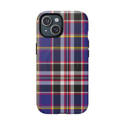 Queen Mary RMS Maritime Tartan MagSafe® iPhone Case | Dual-Layer Magnetic Protective Cover