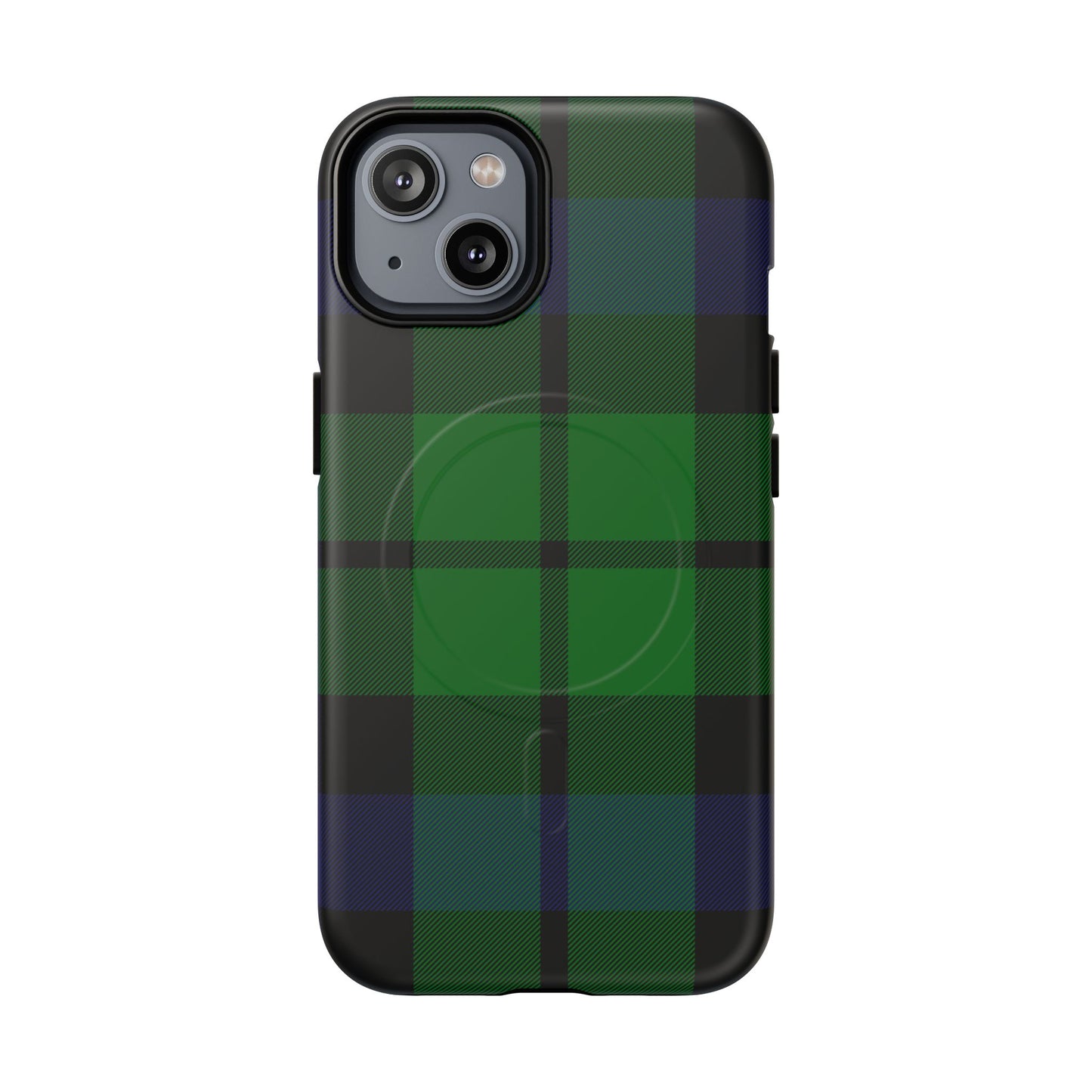Black Watch Traditional Tartan MagSafe® iPhone Case | Luxury Magnetic Phone Cover