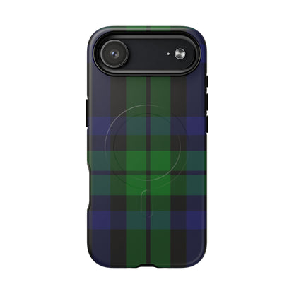 Black Watch Traditional Tartan MagSafe® iPhone Case | Dual-Layer Magnetic Protective Cover