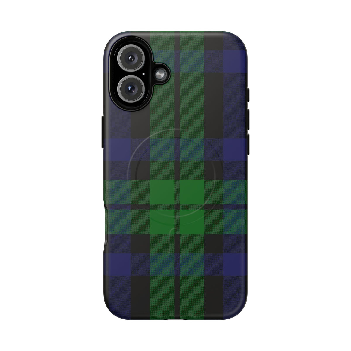 Black Watch Traditional Tartan MagSafe® iPhone Case | Dual-Layer Magnetic Protective Cover