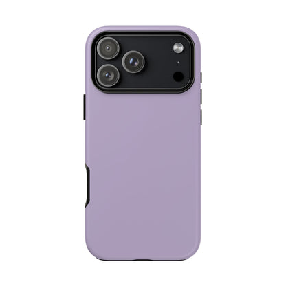 Lavender Minimalist Heritage Check iPhone Case | Luxury Protective Phone Cover