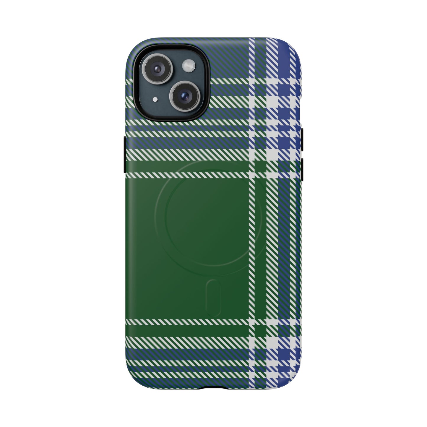 MacDonald Lord of the Isles Minimalist Heritage Check MagSafe® iPhone Case | Luxury Magnetic Phone Cover