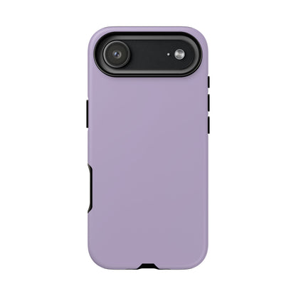 Lavender Minimalist Heritage Check iPhone Case | Luxury Protective Phone Cover