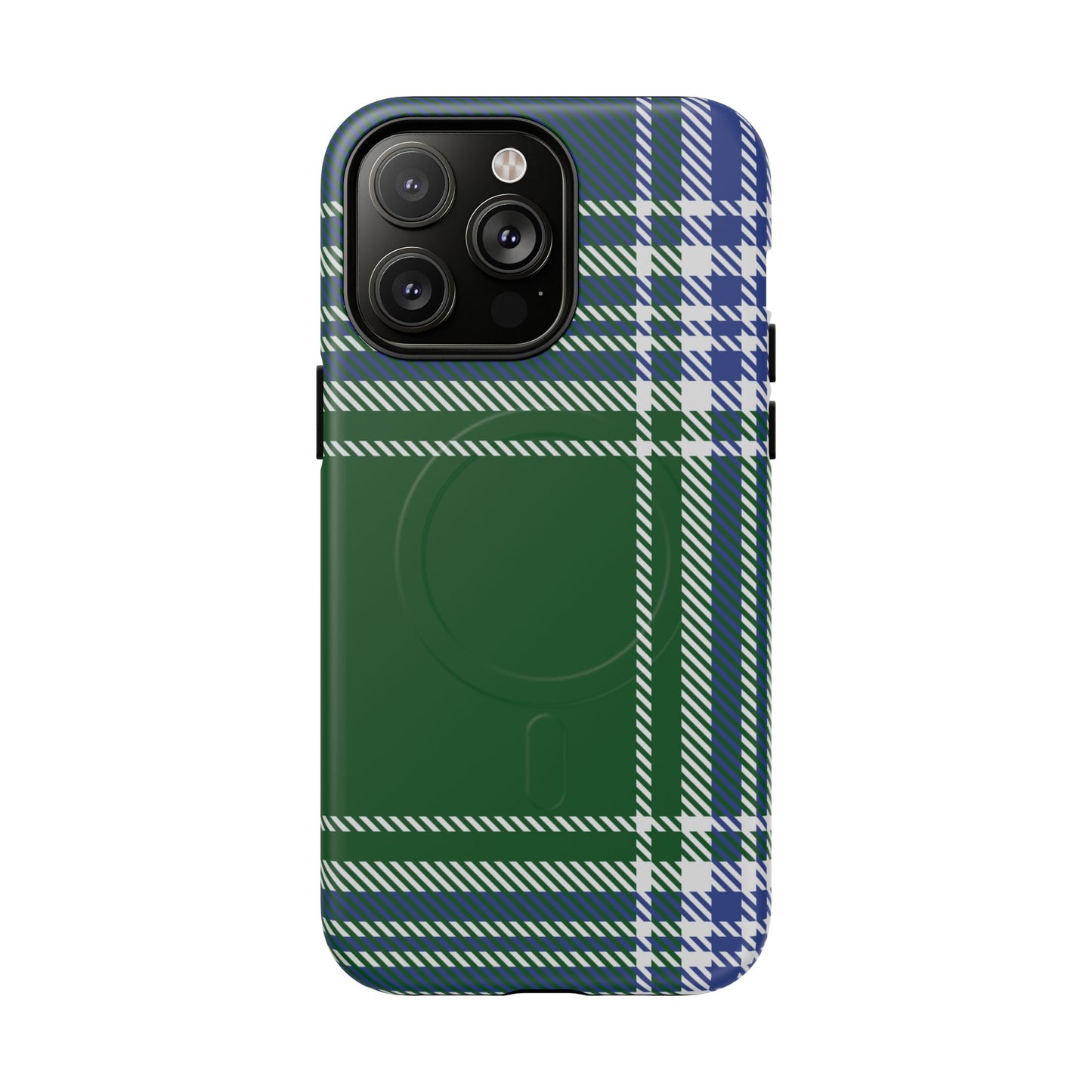 MacDonald Lord of the Isles Minimalist Heritage Check MagSafe® iPhone Case | Luxury Magnetic Phone Cover