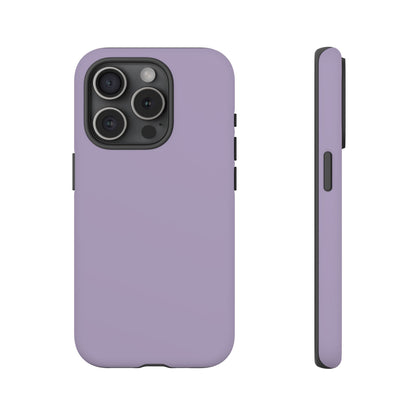Lavender Minimalist Heritage Check iPhone Case | Luxury Protective Phone Cover