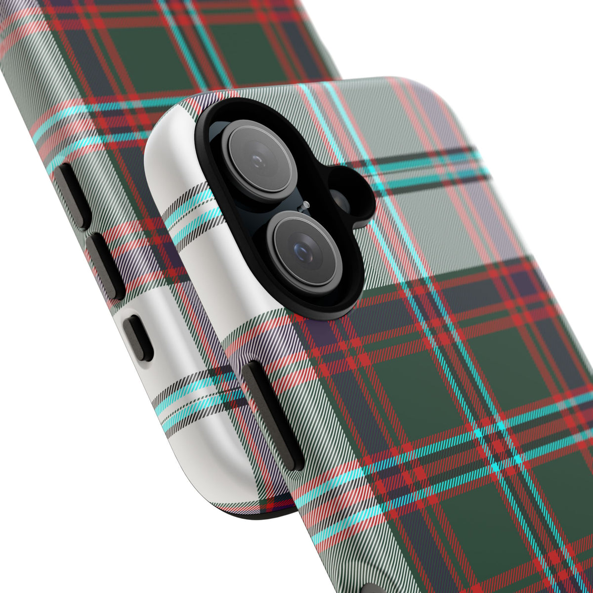 Stewart of Appin Dress Tartan iPhone Case | Dual-Layer Matt Protective Cover